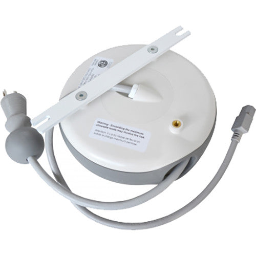 Stage Ninja MED-10-IEC Retractable Power Cable Reel for Medical Environments (IEC C13 Female Tap, 10')