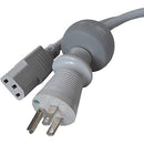 Stage Ninja MED-10-IEC Retractable Power Cable Reel for Medical Environments (IEC C13 Female Tap, 10')