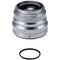 FUJIFILM XF 35mm f/2 R WR Lens with UV Filter Kit (Silver)