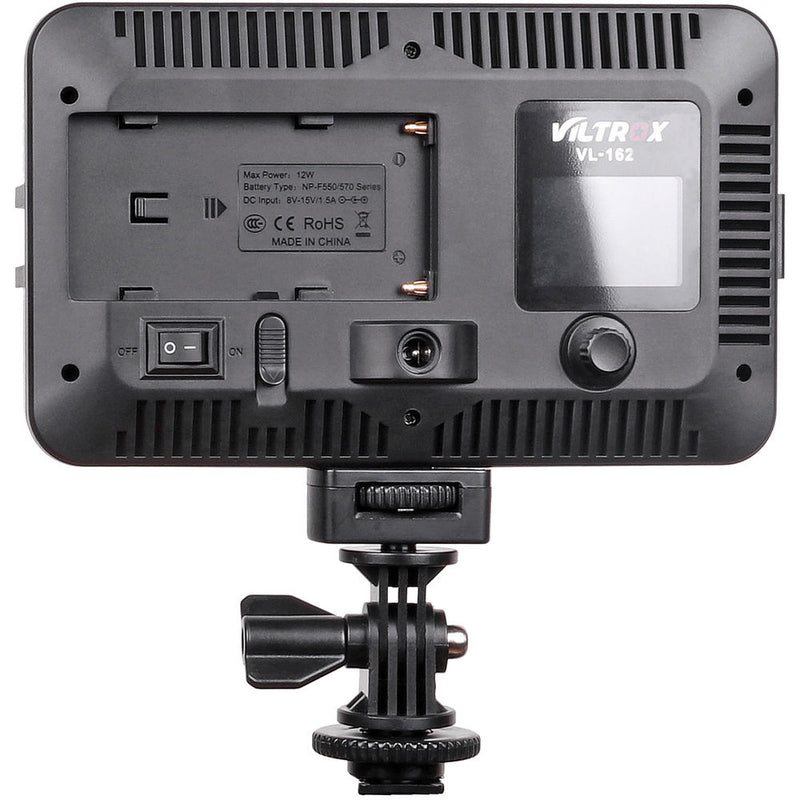 Viltrox VL162T Professional Photography LED Light with Brightness and Color Temperature Adjustment