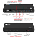SIIG USB 3.1 USB Type-C Dual 4K Docking Station with Power Delivery (60W)
