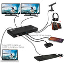 SIIG USB 3.1 USB Type-C Dual 4K Docking Station with Power Delivery (60W)