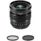 FUJIFILM XF 16mm f/1.4 R WR Lens with UV and Circular Polarizer Filters