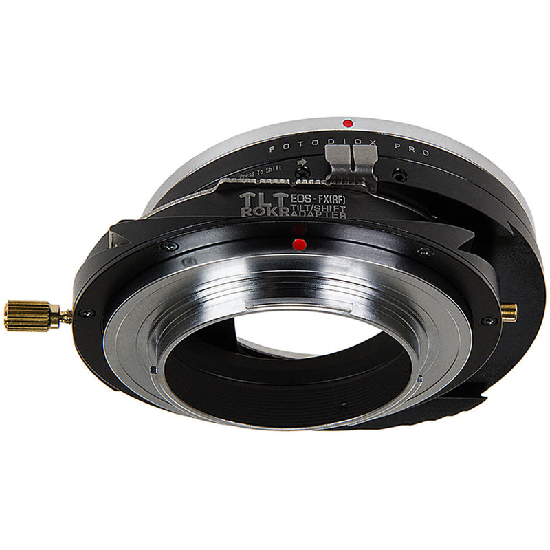FotodioX Pro Tilt and Shift ROKR Lens Mount Adapter for Canon EOS EF Lenses to Fujifilm X-Series Camera Body