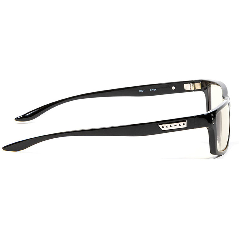 GUNNAR Riot Computer Glasses (Onyx Frame, Liquet Lens Tint)