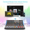 Pyle Pro 4-Channel Bluetooth Studio Mixer and DJ Controller Audio Mixing Console System