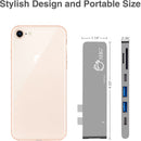 SIIG Dual USB Type-C Hub with HDMI, Card Reader, and Power Delivery (Space Gray)