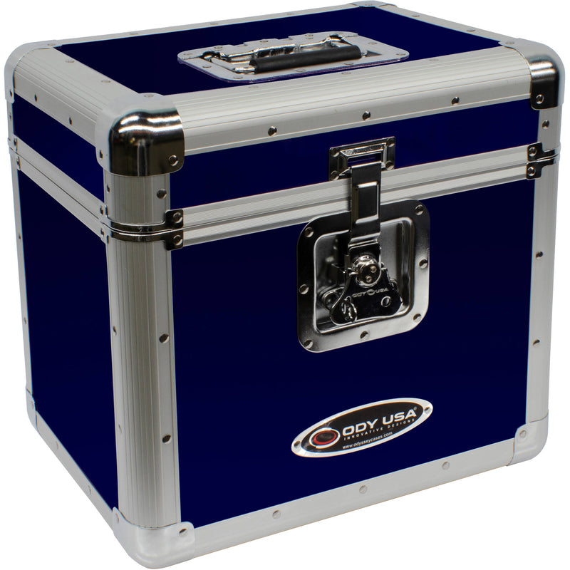 Odyssey Innovative Designs Krom Series KLP2 Stackable Record/Utility Case (Blue)