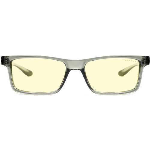 GUNNAR Vertex Gaming Glasses (Smoke Frame, Amber Lens Tint)