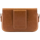 MegaGear Ever Ready PU Leather Camera Case with Strap for Canon PowerShot G9 X Mark II (Brown)