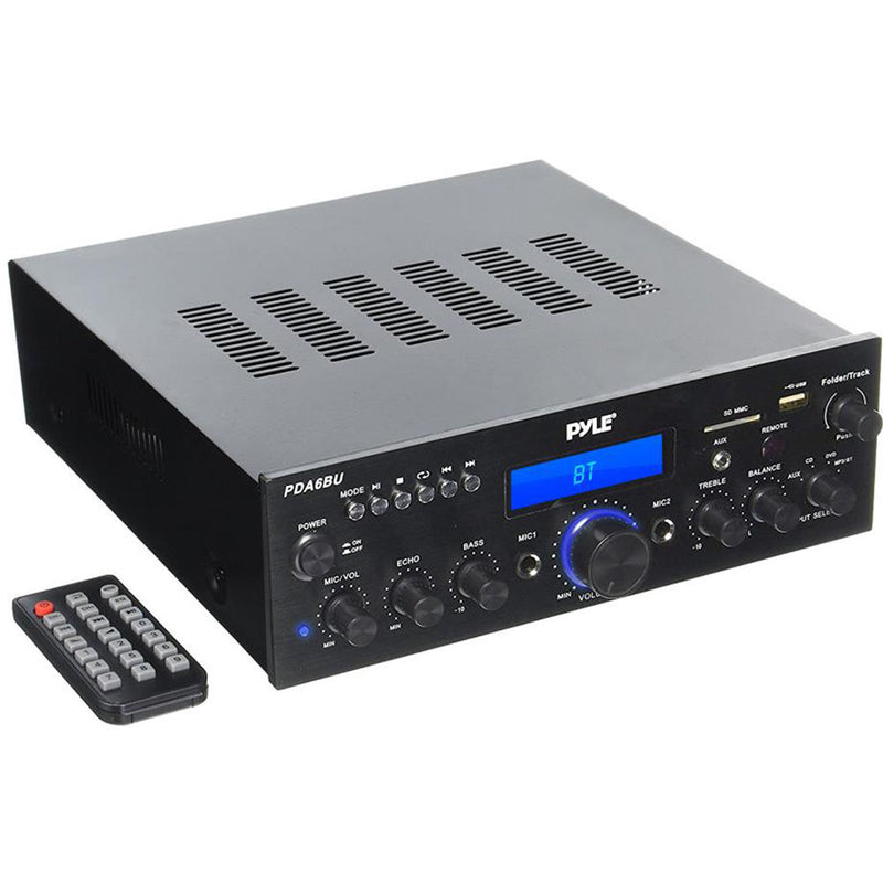 Pyle Pro PDA6BU Stereo Receiver with Bluetooth