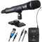 Sennheiser EW 135P G4 Camera-Mount Wireless Cardioid Handheld Microphone System (A1: 470 to 516 MHz)