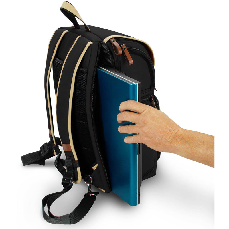 GOgroove DSLR Camera Backpack (Black)