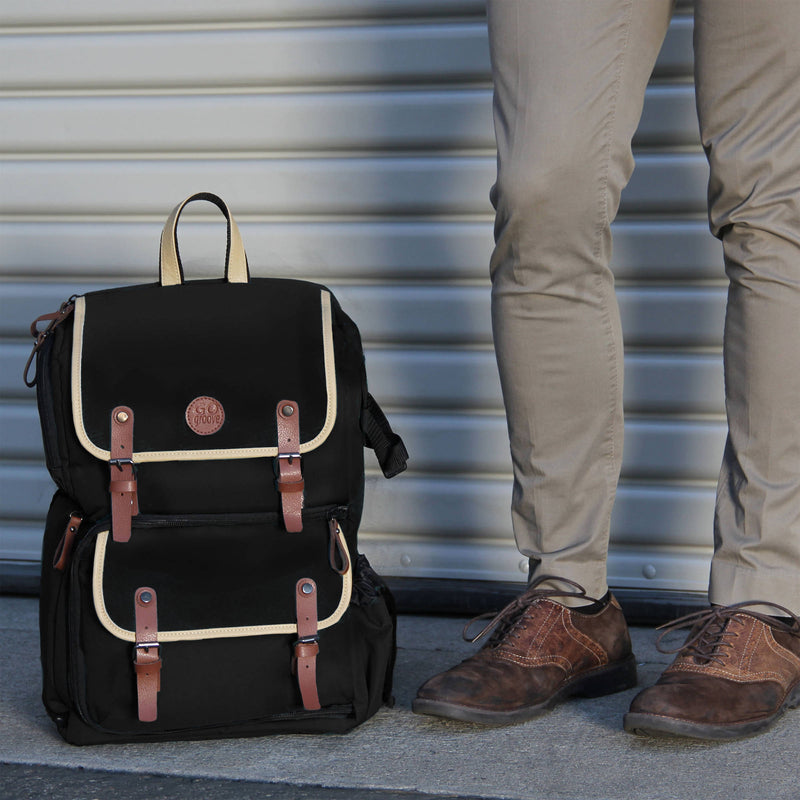 GOgroove DSLR Camera Backpack (Black)