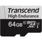 Transcend 64GB High Endurance 350V UHS-I microSDXC Memory Card