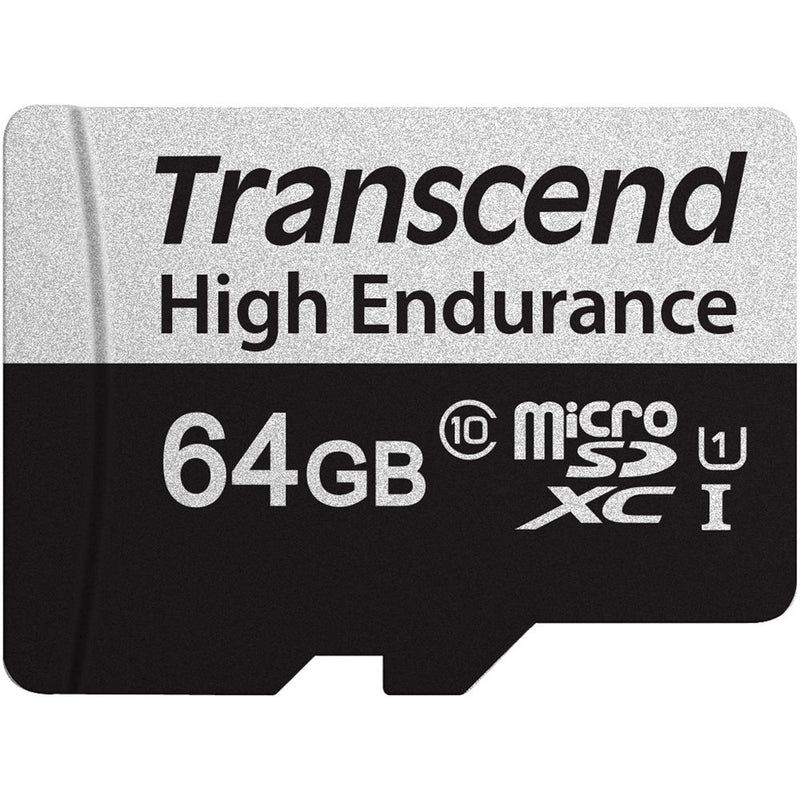 Transcend 64GB High Endurance 350V UHS-I microSDXC Memory Card