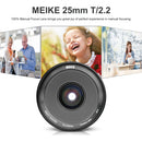 Meike 25mm T2.2 Manual Focus Cinema Lens (Fujifilm X Mount)