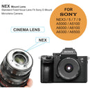Meike 25mm T2.2 Manual Focus Cinema Lens (E Mount)