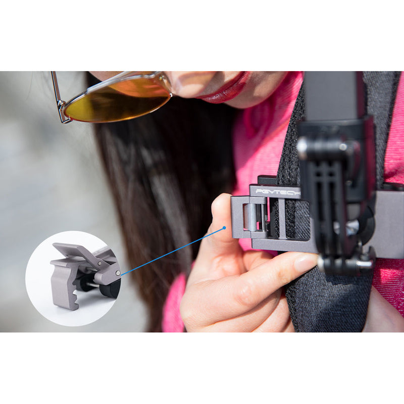 PGYTECH Osmo Pocket & Action Camera Backpack Strap Clip