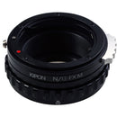 KIPON Macro Lens Mount Adapter with Helicoid for Nikon F-Mount, G-Type Lens to FUJIFILM X-Mount Camera