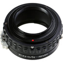 KIPON Macro Lens Mount Adapter with Helicoid for Nikon F-Mount, G-Type Lens to FUJIFILM X-Mount Camera