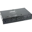 Lowell Manufacturing Compact Surge Suppressor-15A, 2 Outlets, Over/Under Protection, Detachable Cord
