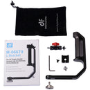 DigitalFoto Solution Limited Universal L-Bracket with Cold Shoe Mount for Single-Handle Gimbal