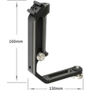 DigitalFoto Solution Limited Universal L-Bracket with Cold Shoe Mount for Single-Handle Gimbal
