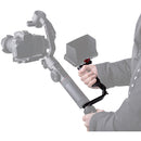 DigitalFoto Solution Limited Universal L-Bracket with Cold Shoe Mount for Single-Handle Gimbal