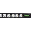 Lowell Manufacturing Power Panel-15A, 6-Switched 3-Unswitched Outlets, 1U, SEQ, Cord