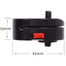 DigitalFoto Solution Limited Quick Release Mounting Plate for Video Accessories