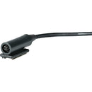 LMC Sound Vclip Vampire Clip for Sanken COS-11 Lavalier Mic (Long, Black)