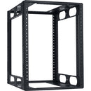 Lowell Manufacturing Half-Rack, 8U, 14" Deep (Black)