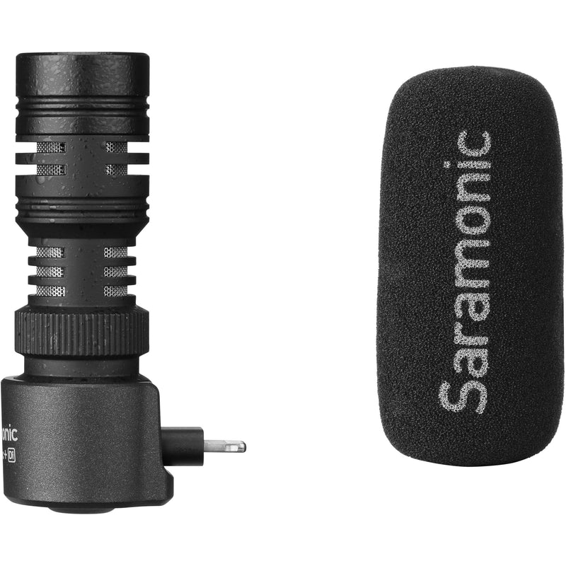 Saramonic SmartMic+ Di Compact Directional Microphone with Lightning Plug for iOS Mobile Devices