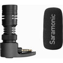 Saramonic SmartMic+ Compact Directional Microphone with 3.5mm TRRS Plug for Mobile Devices