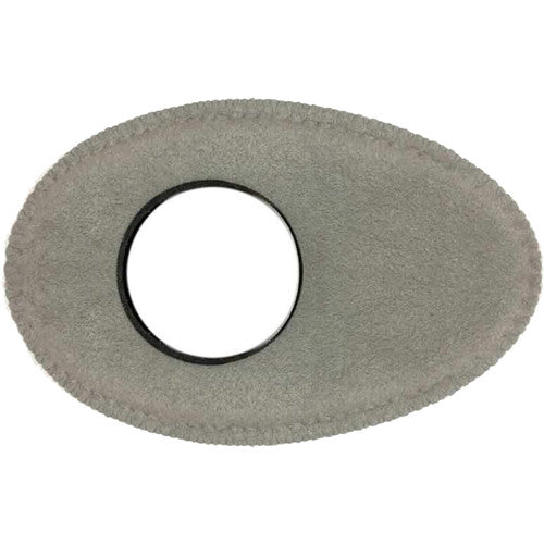 Bluestar Oval Long Viewfinder Eyecushion (Ultrasuede, Gray)