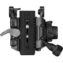 Manfrotto 608 Nitrotech Fluid Video Head and Carbon Fiber Twin Leg Tripod with Middle Spreader