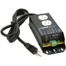 Lowell Manufacturing Remote Power Control - 15A, 1 Duplex Outlet, 6' Cord with Surge Suppression Protection