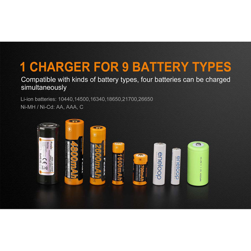 Fenix Flashlight ARE-A4 Four-Channel Smart Charger