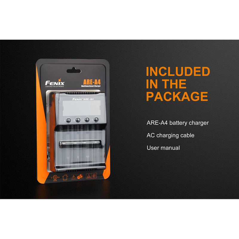 Fenix Flashlight ARE-A4 Four-Channel Smart Charger