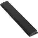 AZIO Gunmetal Retro Classic Palm Rest (Black Leather / Gunmetal Matte Frame)