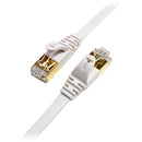 Tera Grand CAT-7 10 Gigabit Ultra Flat Ethernet Patch Cable, 12' (White)