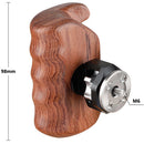 CAMVATE Wooden Handgrip with ARRI-Style Rosette Mount (Right)