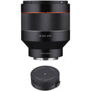 Rokinon AF 85mm f/1.4 Lens with Lens Station Kit for Sony E