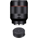 Samyang AF 50mm f/1.4 FE Lens with Lens Station Kit for Sony E