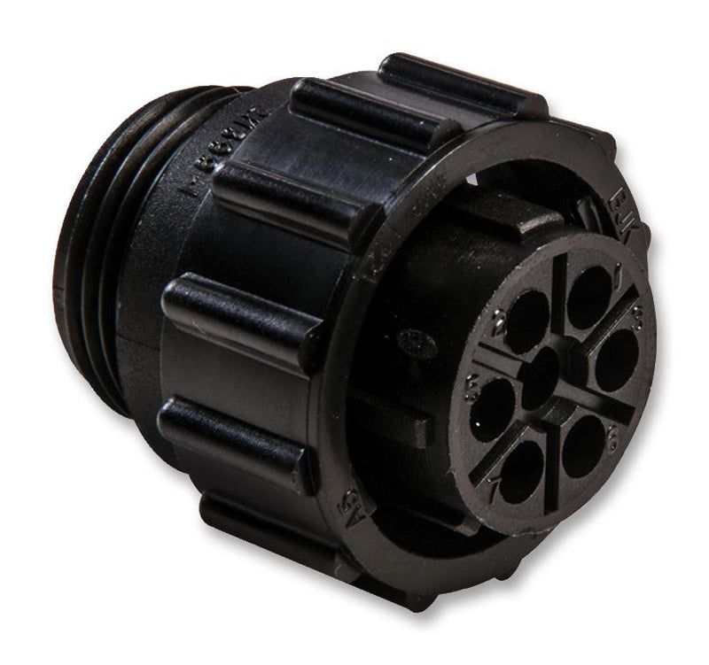 AMP - TE CONNECTIVITY 211399-1 Circular Connector, CPC Series 1, Cable Mount Plug, 7 Contacts, Thermoplastic Body