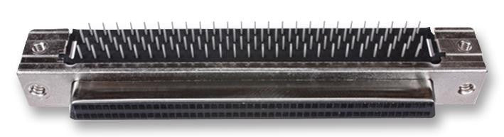 AMP - TE CONNECTIVITY 5787169-9 Standard D Sub Connector, 100 Contacts, Receptacle, AMPLIMITE 0.050 Series, Steel Body, Solder
