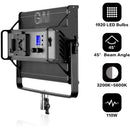 GVM GVM-110S Professional Led Light Panel 110w 13.8v/100-240MV 3200K-5600K Dimmable