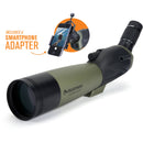 Celestron Ultima 80 20-60x80mm Spotting Scope and Smartphone Adapter Kit (Angled Viewing)