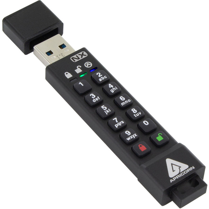 Apricorn Aegis Secure Key 3NX Encrypted USB 3.1 Gen 1 Flash Drive (128GB)